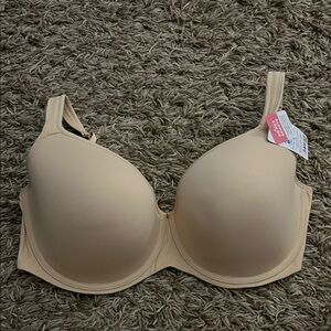 Elegant Beige Full-Coverage Bra